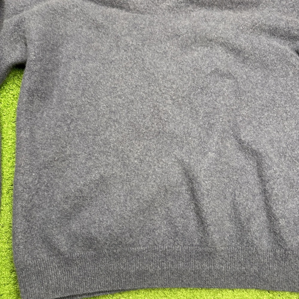 Pronto Uomo Cotton Cashmere Sweater Mens Long Sleeve V Neck Size M/S - Picture 4 of 13